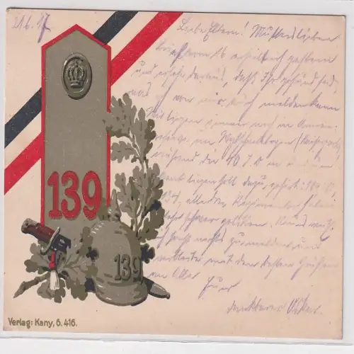 49045 Regiments Ak  Döbeln 11. Königlich Sächsisches Infanterie-Regiment Nr. 139