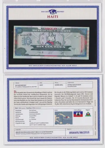 10 Gourdes Banknote Haiti 2000 kassenfrisch UNC (170086)