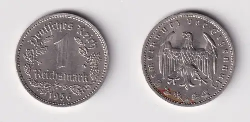 1 Mark Nickel Münze 3. Reich 1936 A, Jäger 354 (167704)