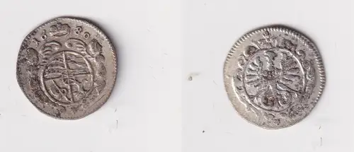 Württemberg-Schlesien-Öls Gröschel 3 Pfennig Münze 1680 vz+ (165273)