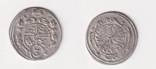 Württemberg-Schlesien-Öls Gröschel 3 Pfennig Münze 1696 vz+ (165226)
