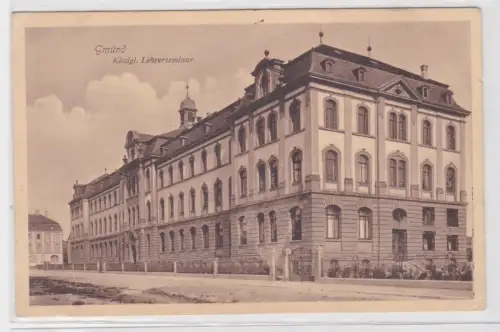 93571 Ak Gmünd - Königliches Lehrerseminar 1918