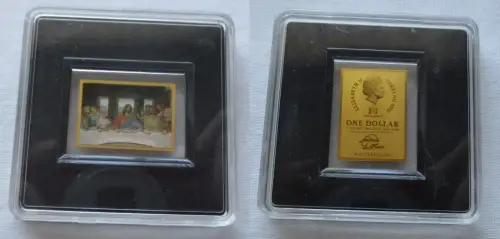 Gold 1/500 Oz 1 Dollar Tokelau 2022 Leonardo da Vinci Meisterwerke (165665)