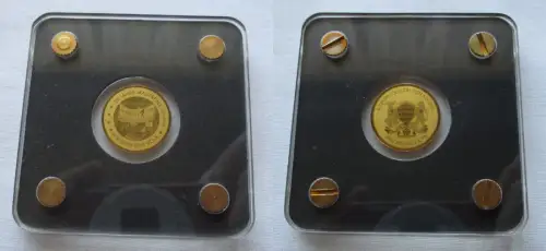 Gold 1/500 Unze 3000 Franc Republik Tschad 30 Jahre Mauerfall 2019 (163512)