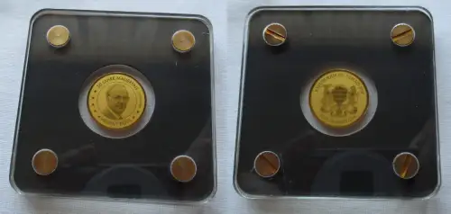 Gold 1/500 Unze 3000 Franc Republik Tschad 30 Jahre Mauerfall 2019 (162577)