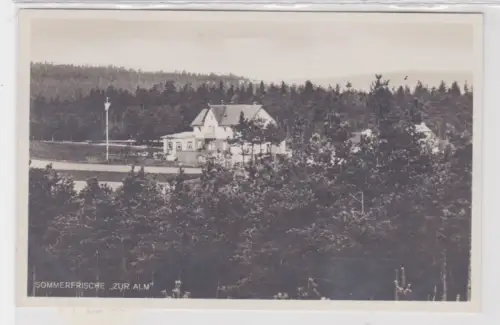 30251 Ak Sommerfrische Hotel-Restaurant "Zur Alm" in Bad Elster um 1930