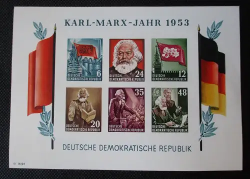 4 x DDR Block 8 & 9 A und B (Karl Marx) Postfrisch ** (108976)