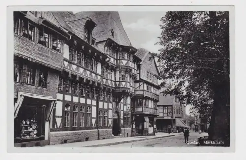 25470 Ak Goslar Marktstrasse um 1940