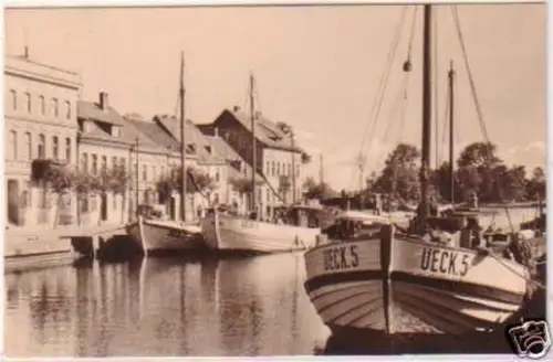 24265 Ak Ueckermünde am Hafen 1963