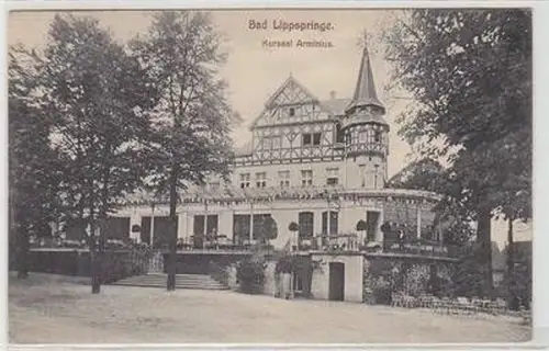 46340 Ak Bad Lippspringe Kursaal Arminius 1912