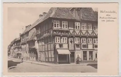 46334 Ak Helmstedt alte Fachwerkhäuser am Juleum um 1940