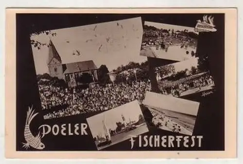 45720 Ak Ostseewoche Poeler Fischerfest 1967