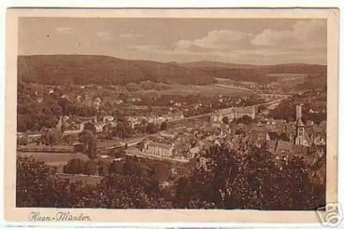 10631 Ak Hann.-Münden Totalansicht 1923