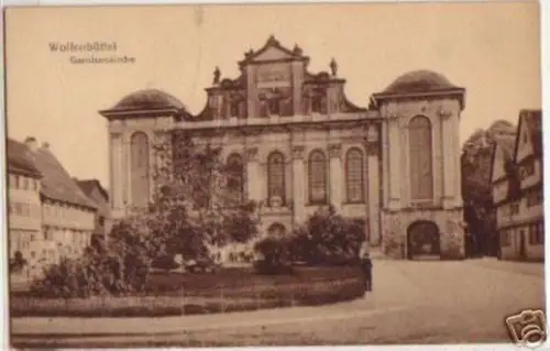 14299 Ak Wolfenbüttel Garnisonskirche um 1920