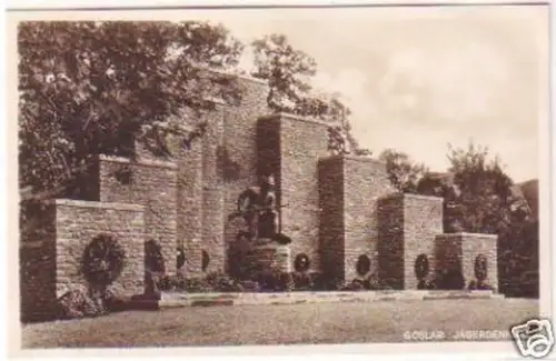 20465 Ak Goslar Jägerdenkmal um 1930