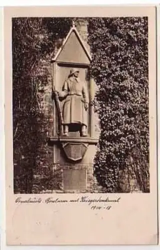 38506 Ak Osnabrück Böseturm mit Kriegerdenkmal 1937