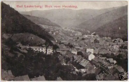 14177 Ak Bad Lauterberg Blick vom Hausberg 1907