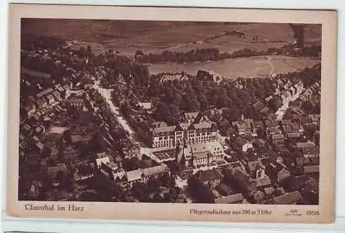 44950 Ak Clausthal im Harz Fliegeraufnahme um 1930