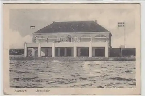 43840 Ak Rüstringen Strandhalle 1917