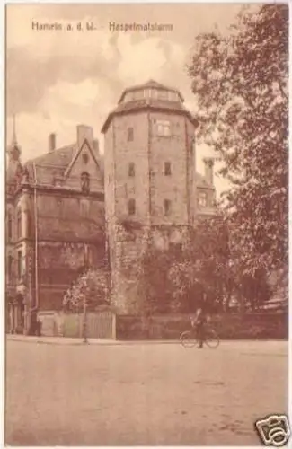 20460 Ak Hameln a.d.W. Haspelmatsturm um 1930