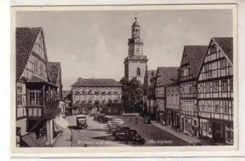 47501 Ak Rinteln an der Weser Marktplatz 1941