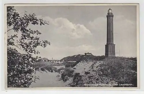 50992 Ak Nordseebad Norderney am Leuchtturm 1937