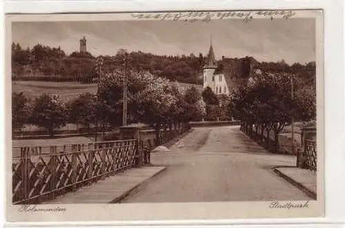 53905 Ak Holzminden Stadtpark 1936