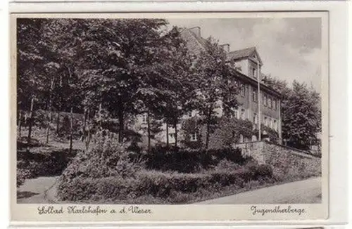 61260 Ak Solbad Karlshafen an der Weser Jugendherberge um 1940