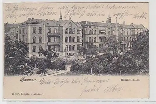 66478 Ak Hannover Henriettenstift 1902