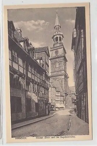 66703 Ak Hannover Altstadt (Blick nach der Aegidienkirche ) um 1930