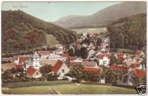 16321 Ak Bad Grund Totalansicht um 1920