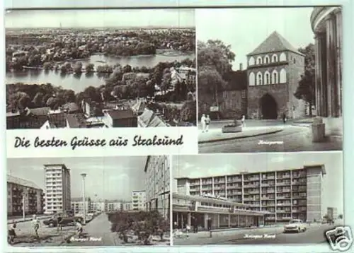 26881 Mehrbild Ak Beste Grüße aus Stralsund 1976