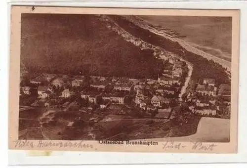 33998 Ak Ostseebad Brunshaupten Fliegeraufnahme 1926