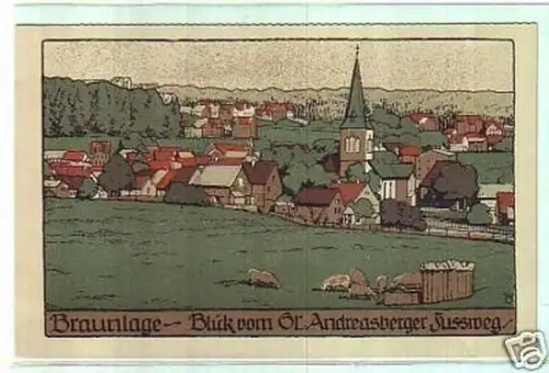 32316 Ak Braunlage St. Andreasberger Fussweg um 1920