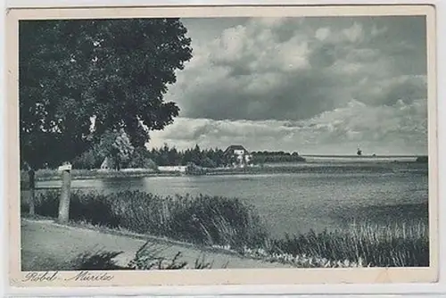 63474 Ak Röbel-Müritz Panorama mit See 1937