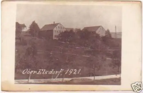 17405 Foto Ak Ober Elsdorf Ortsansicht 1921