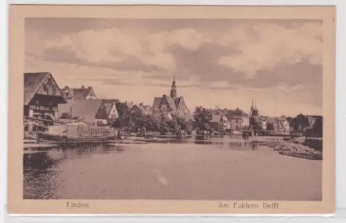 04872 Ak Emden am Faldern Delft um 1920