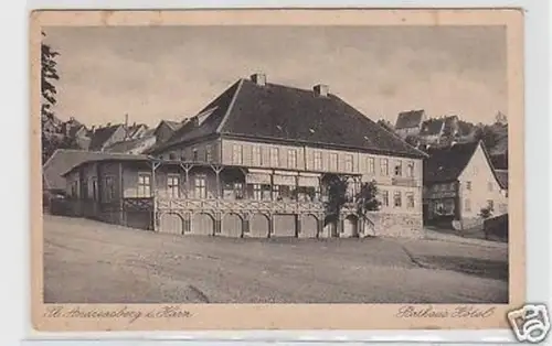 24647 Ak St. Andreasberg im Harz Rathaus Hotel um 1930