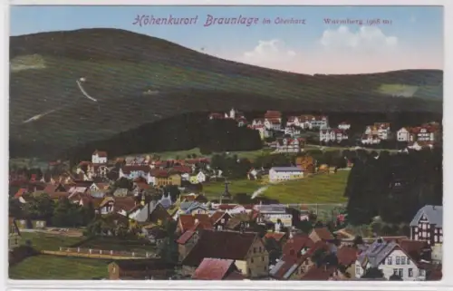 95437 Ak Höhenkurort Braunlage am Oberharz - Blick auf den Wurmberg