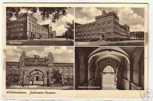 10878 Mehrbild Ak Wilhelmshaven Jachmann Kaserne um1940