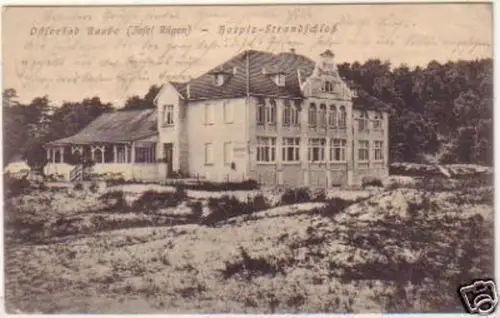 24976 Ak Ostseebad Baabe Hospiz Strandschloß 1910