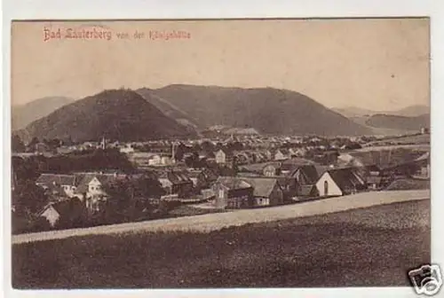 24603 Ak Bad Lauterberg von der Königshütte 1912