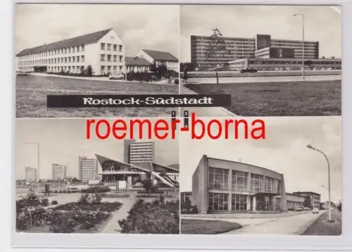 55837 Mehrbild Ak Rostock Südvorstadt 1975