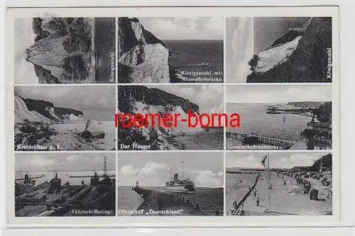 70946 Mehrbild Ak Gruß aus dem Ostseebad Saßnitz auf Rügen 1933