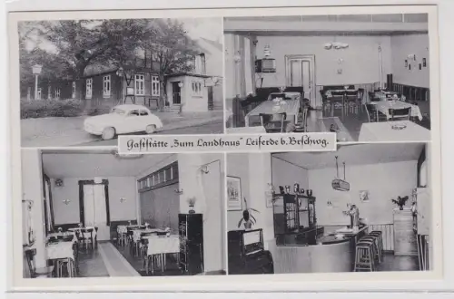 89263 AK Gaststätte 'Zum Landhaus' Leiferde bei Braunschweig um 1940