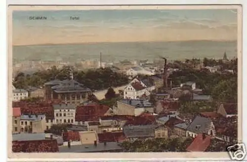31784 Ak Demmin in Mecklenburg Totalansicht 1928