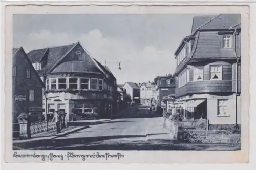 95428 Ak Braunlage im Oberharz - Blick in die Elbingeröder Straße 1943