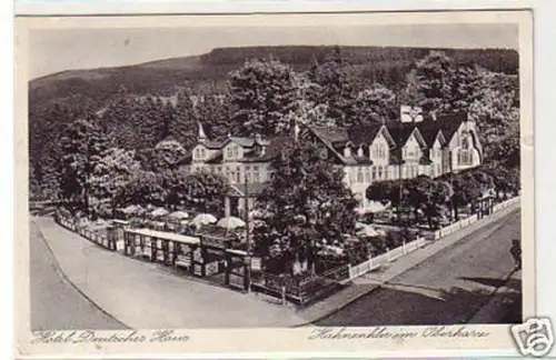 33104 Ak Hahnenklee Oberharz Hotel Deutsches Haus 1934