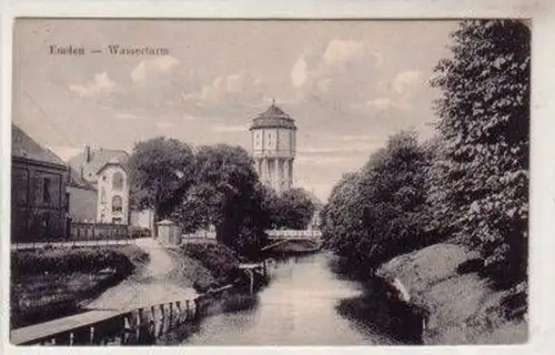 48735 Ak Emden Wasserturm um 1920