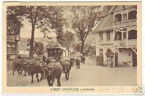 00225 Ak Braunlage Oberharz Hotel Berliner Hof 1913